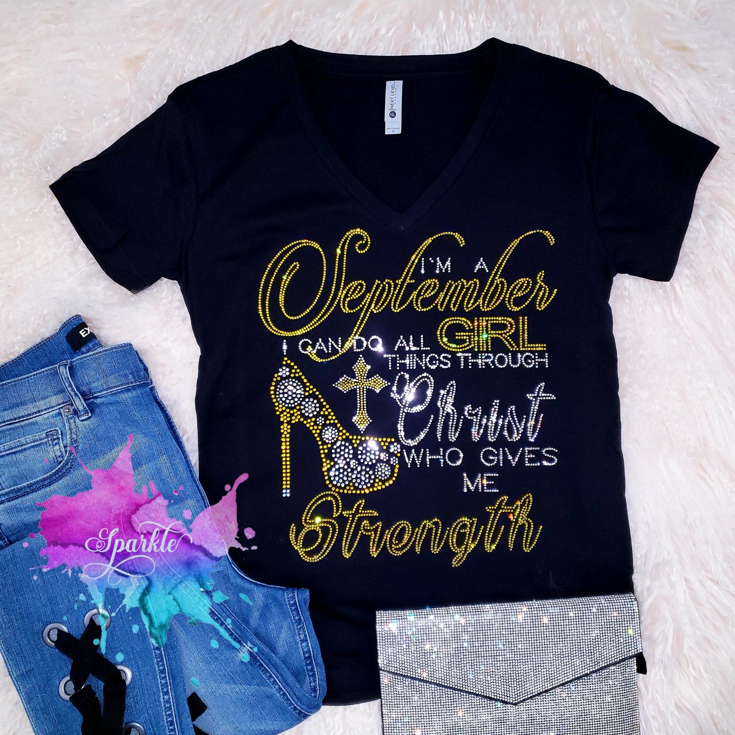 I Can Do All Things September Crystallized Tee