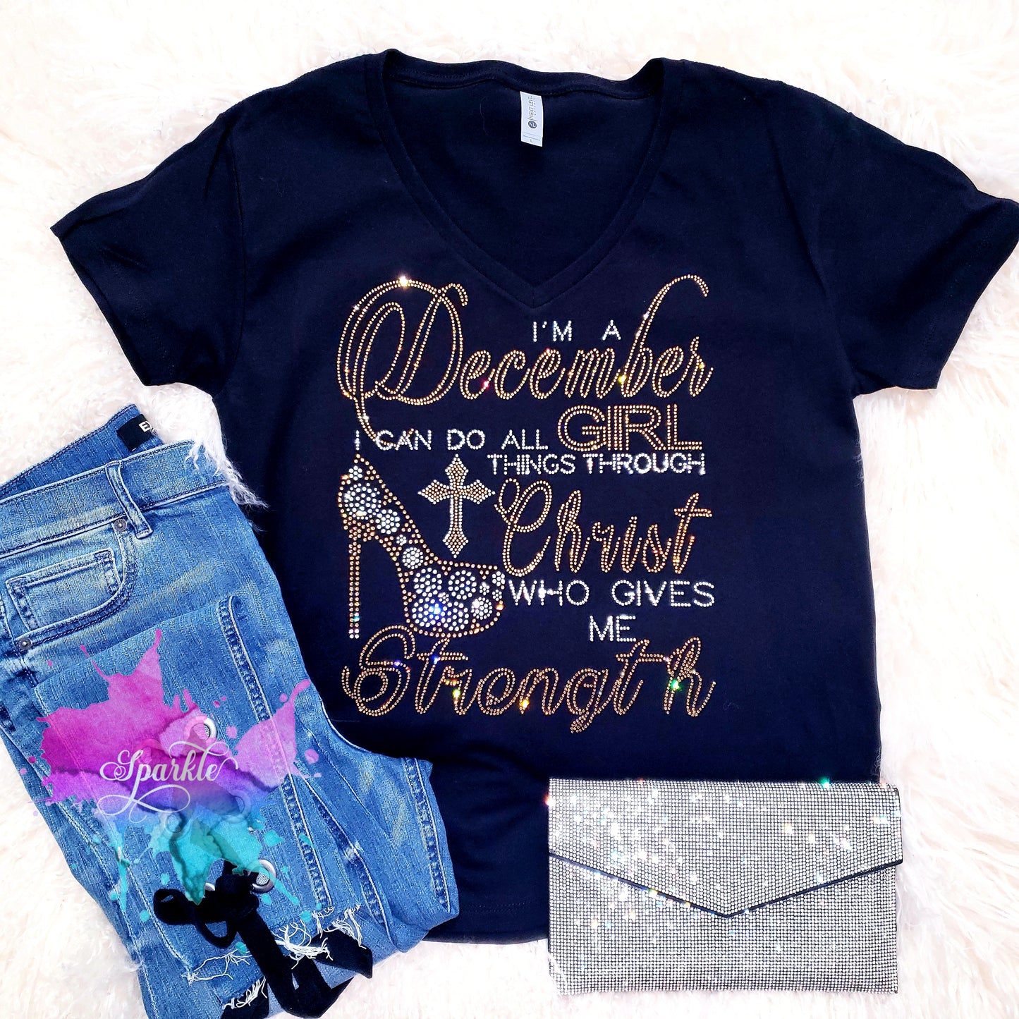 I Can Do All Things December Crystallized Tee