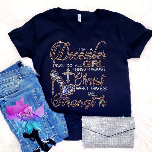 I Can Do All Things December Crystallized Tee