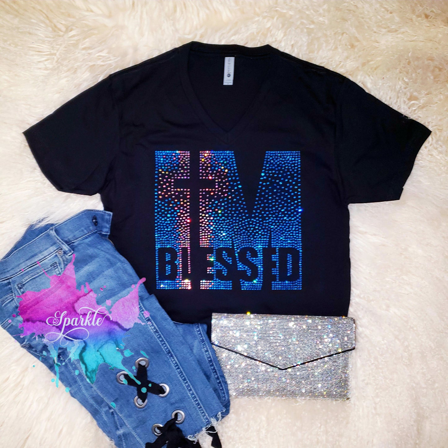 I'm Blessed Crystallized Tee