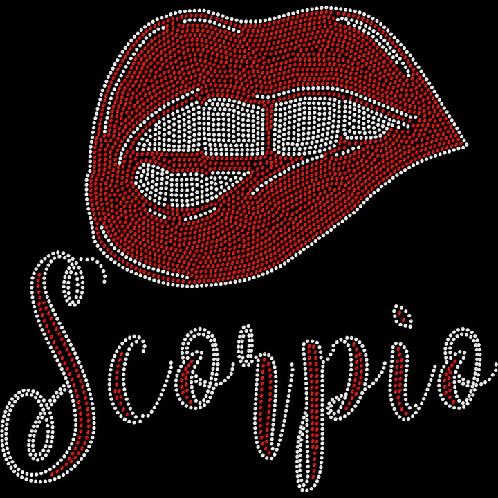 Scorpio Lips Crystallized Tee