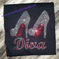 Red Bottom Diva Crystallized Tee