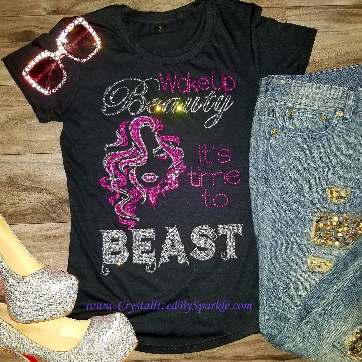 Beauty and the Beast Crystallized Tee