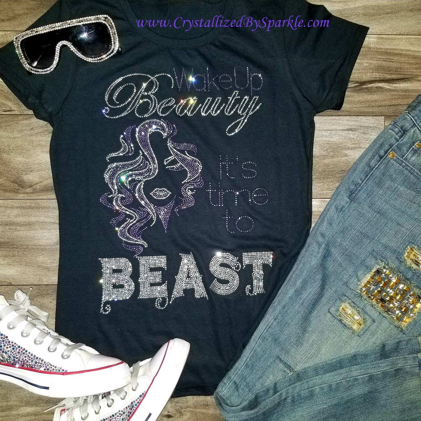 Beauty and the Beast Crystallized Tee